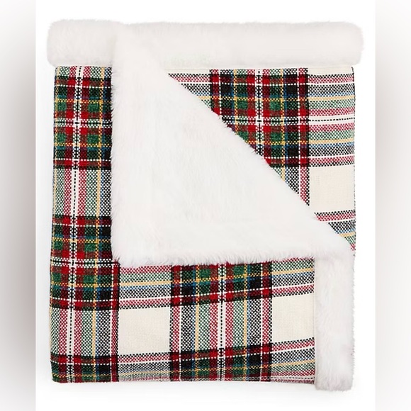 The North Pole Trading Company Chenelle Throw Blanket and Matching Pillow NWT - Picture 2 of 8